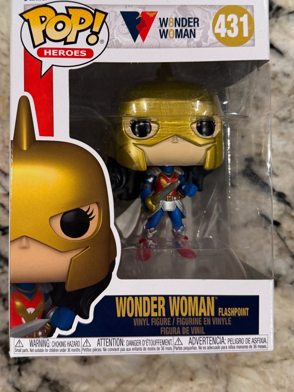 Funko Pop! Heroes Wonder Woman Flashpoint 80th Anniversary vinyl figure #431